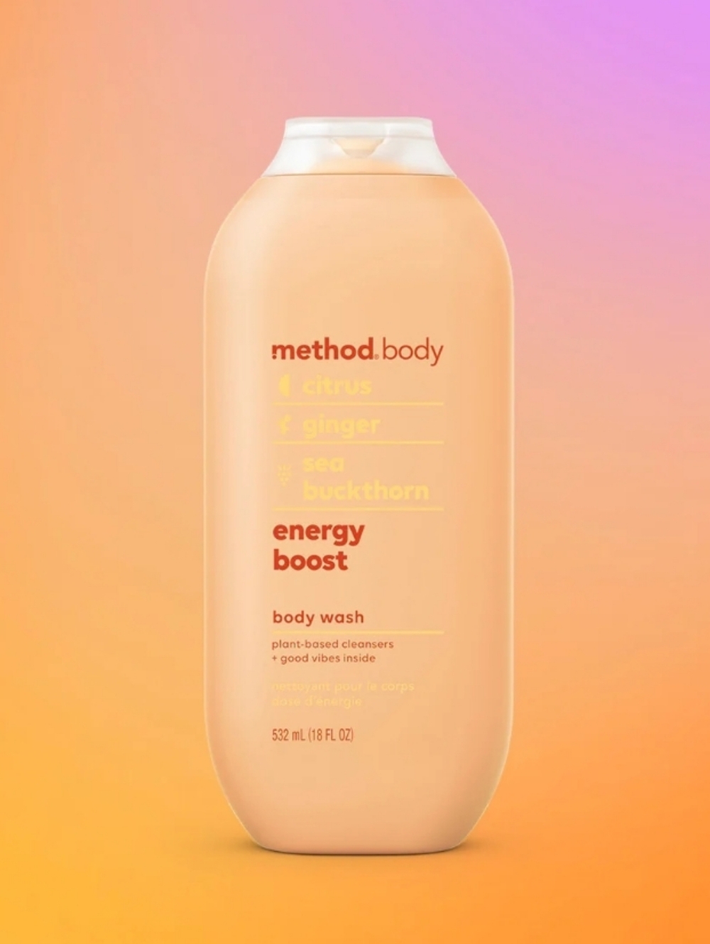 NEW Method Body Energy Boost Body Wash